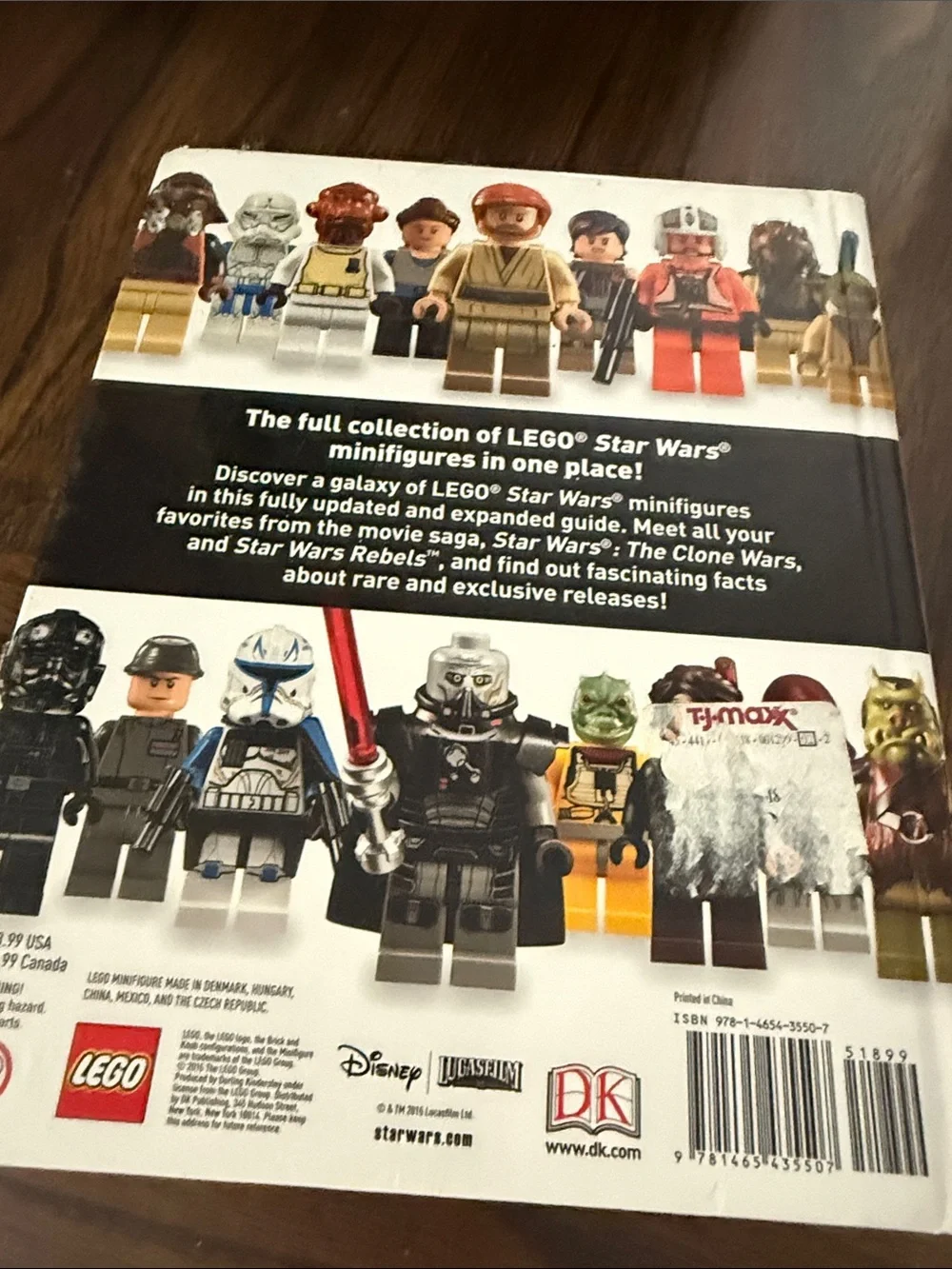 Lego Star Wars Character Encyclopedia - Red, Black, White, Yellow & Blue Cover